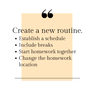 create a routine